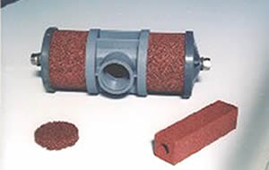 Other applications — aerating filter for tanks and aqueducts